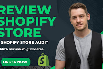 review shopify store audit shopify dropshipping, shopify conversion, shopify tax