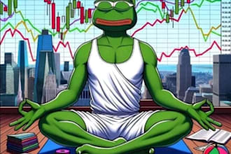 draw funny crypto illustration memecoin video stickers gifs character design