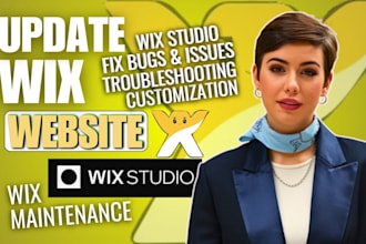 update wix website redesign wix website fix custom wix animation blog website