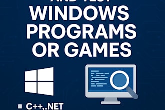 reverse engineer and pentest windows software, programs or games