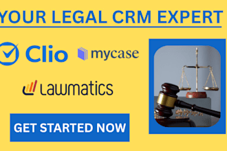 be your clio, mycase and lawmatics CRM expert for law firms