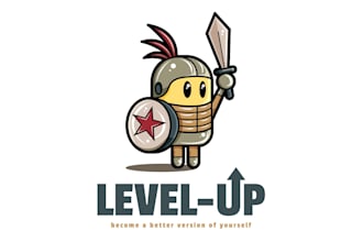 design role playing game character style logo