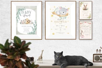 cute and custom baby shower invitations