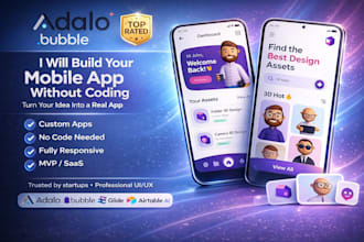 create no code web app adalo bubble io ai website lovable replit vibe coding mvp