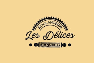 design consulting icon tea room logo