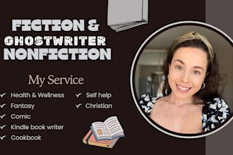 be ghostwriter for fiction book writer self help ghost book writer nonfiction