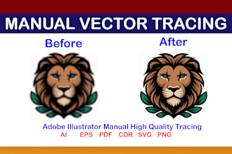 do vector tracing, redesign and clean up logo