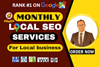 provide gbp optimization and monthly local SEO service