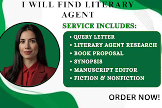 find literary agents for your fiction and non fiction book