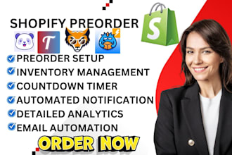 setup shopify preorder panda precom wsh vicify aly ez preorderly timesact carti
