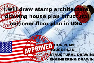 draw stamp architectural drawing house plan structural engineer floor plan