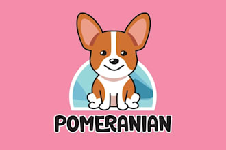do awesome dog, pet, cat and animal logo design