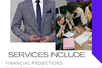 provide financial projections, financial forecast and business plans