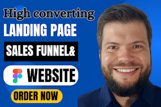 wordpress ghl shopify webflow framer wix landing page expert sales funnel design
