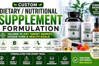 develop dietary supplement formulation