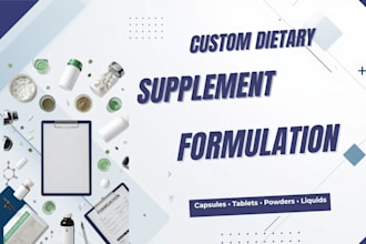 develop dietary supplement formulation