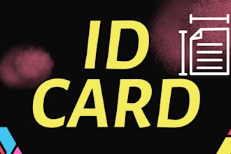 do professional id badges, employee cards, name card, lanyard