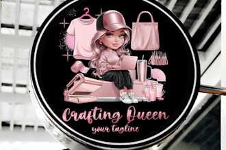 do fashion, beauty, cosmetic spa hair salon logo
