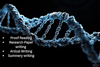 research, write about microbiology, biology, and biotechnological