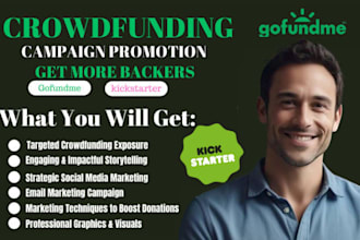 effective crowdfunding promotion kickstarter marketing, gofundme promotion