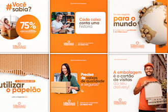 postagens criativas nas redes sociais