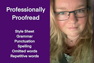 professionally proofread your manuscript