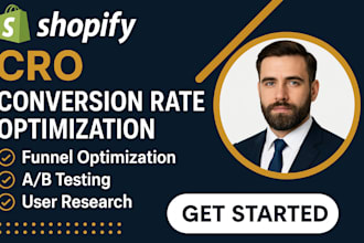 design or redesign your shopify store for cro, UX, speed, SEO, and sales