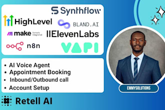 vapi ai n8n retell ai voice agent make com vapi retell ai synthflow ai bland