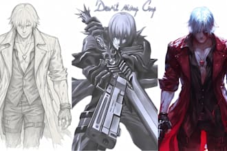 2d line art,character design and modelling,pencil sketch,illustration,comic book
