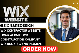 do wix construction website hvac handyman payment integration website on wix