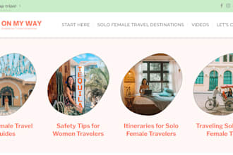 create travel affiliate website for passive income travel agency website blog