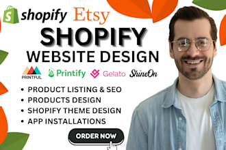 shopify website etsy printful printify store dropshipping shopify pod wix studio