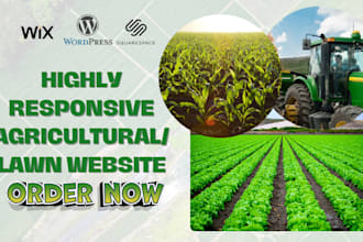 create farmer website agriculture, gardening farming related websites for you
