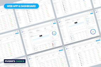 deliver custom ai saas web app crm dashboard ui ux design in figma