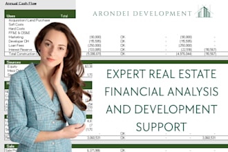 provide financial modeling and acquisition analysis for real estate investments