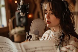 be your female singer songwriter and vocalist for christian gospel song