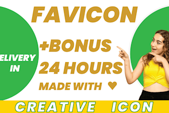 design a creative and professional logo and favicon for you