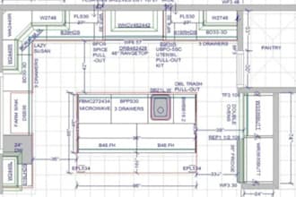 do floor plan, city permit layout of restaurant, office, bar, retail store