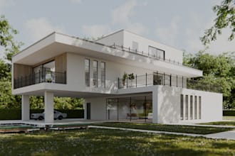 create realistic exterior renders