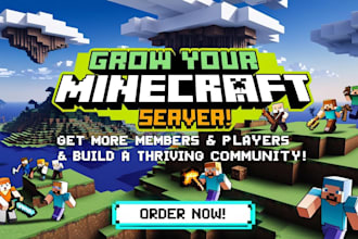 minecraft server promotion, server advertisement to get active players