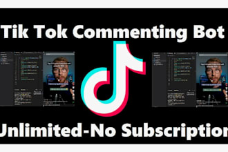 develop automated livestreaming bot, tiktok live bot, tiktok bot