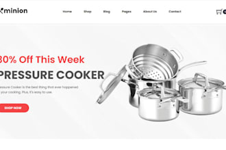 design lucrative cookware shopify kitchen utensils store home appliance website