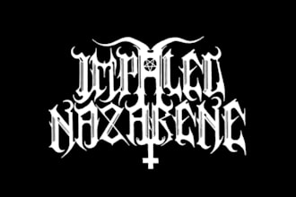 make metal, brutal, death metal logo for your band, brand