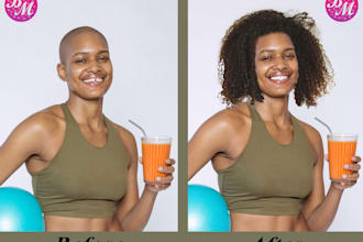 do high end skin, hair and teeth retouching