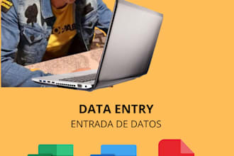data entry in excel and word, virtual assistant