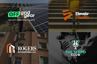 create a modern brand logo design for your business