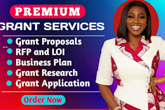 do grant proposals, grant application, business plans, rfp