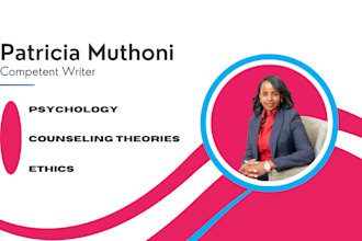 write unique content on psychology, counseling theories and ethics