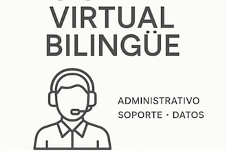 be your bilingual virtual assistant or customer support