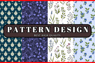 beautiful seamless patterns for textile and fashion projects